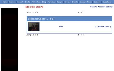 unblock myspace|Block Another Profile – Help Center.